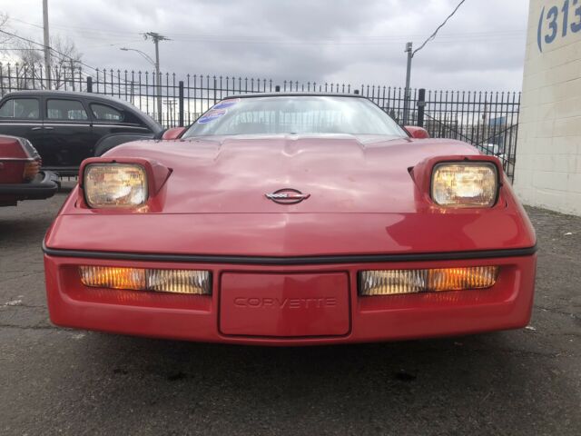 1985 Red Chevrolet Corvette Hatchback