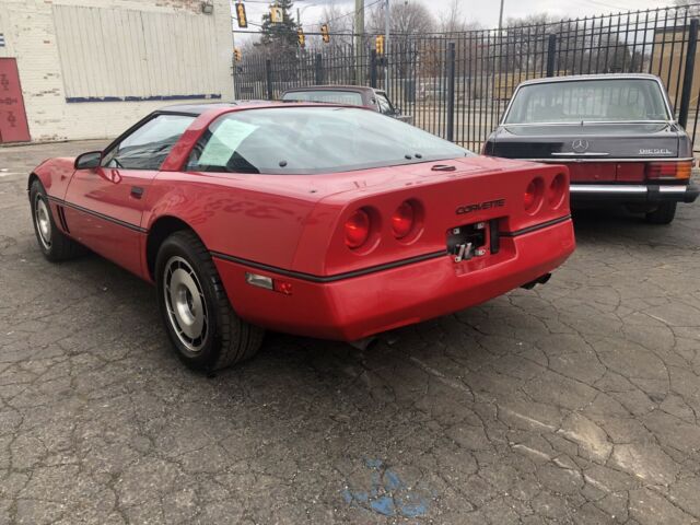 1985 Red Chevrolet Corvette Hatchback