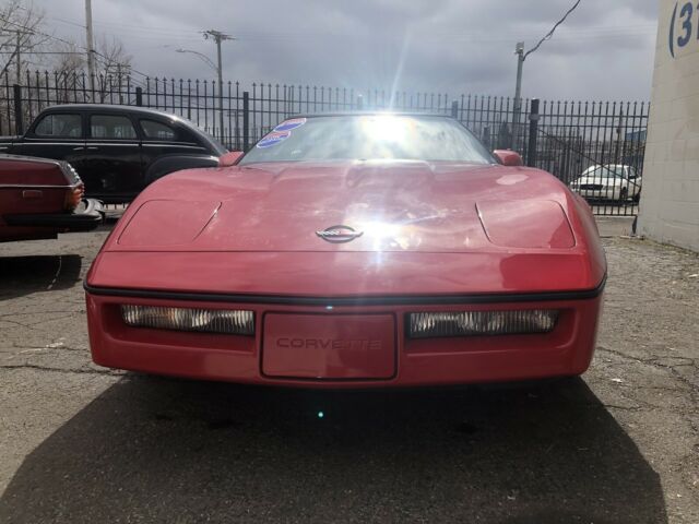 1985 Red Chevrolet Corvette Hatchback