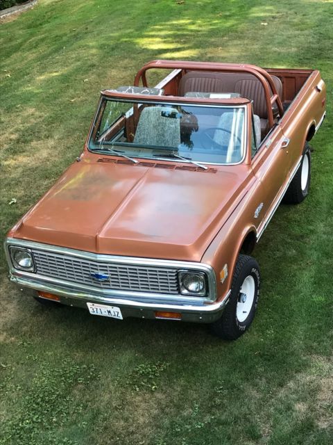 1972 Bronze Chevrolet Blazer Convertible w/ Hardtop