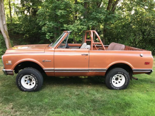 1972 Bronze Chevrolet Blazer Convertible w/ Hardtop