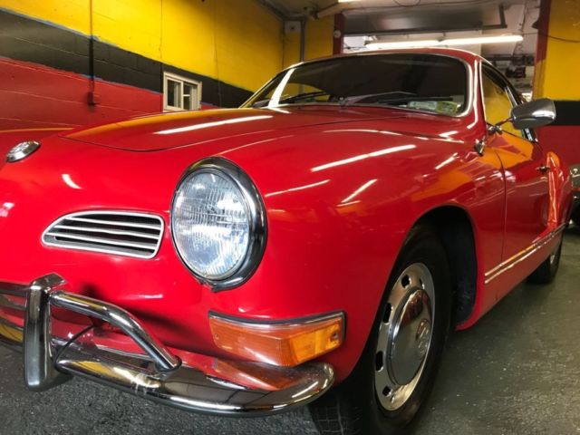 1971 Red Volkswagen Karmann Ghia
