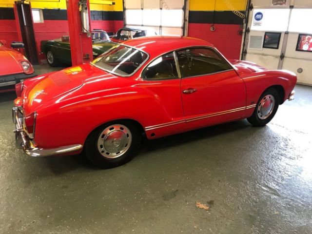 1971 Red Volkswagen Karmann Ghia