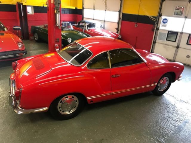 1971 Red Volkswagen Karmann Ghia