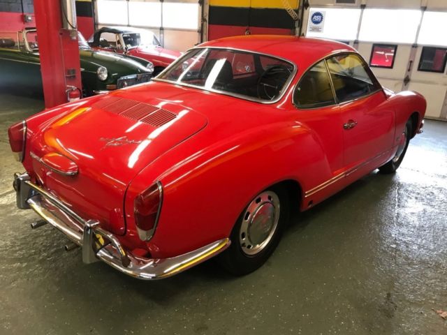 1971 Red Volkswagen Karmann Ghia
