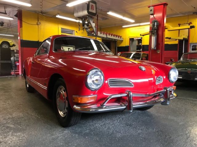 1971 Red Volkswagen Karmann Ghia