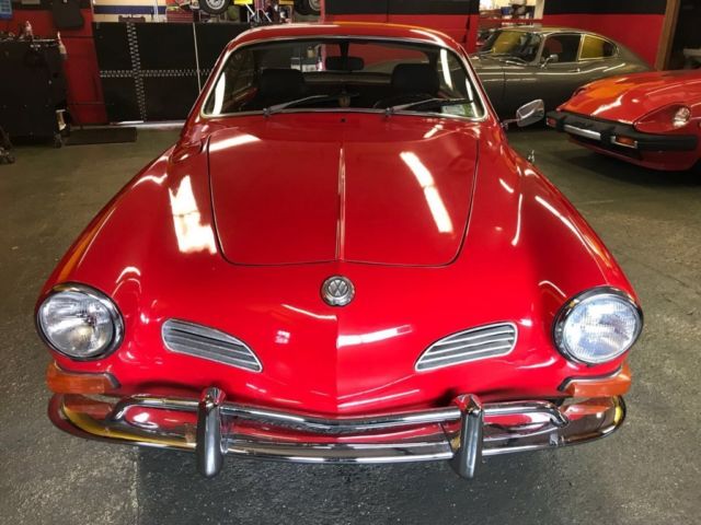 1971 Red Volkswagen Karmann Ghia