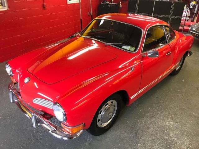 1971 Red Volkswagen Karmann Ghia