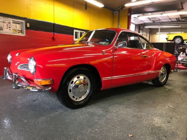 1971 Red Volkswagen Karmann Ghia