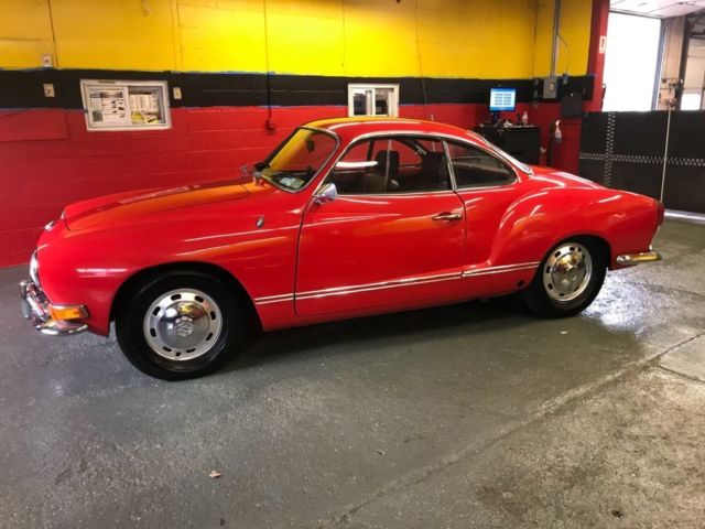 1971 Red Volkswagen Karmann Ghia