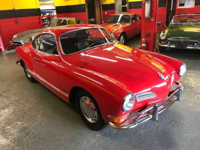 1971 Red Volkswagen Karmann Ghia