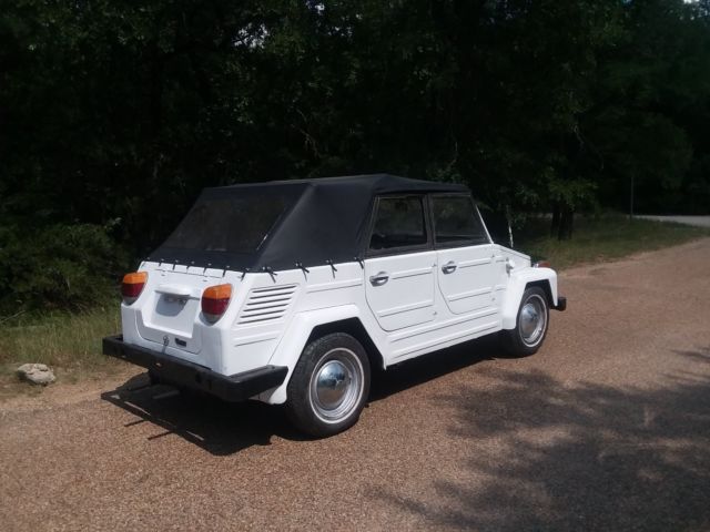 1973 White Volkswagen Thing Convertible
