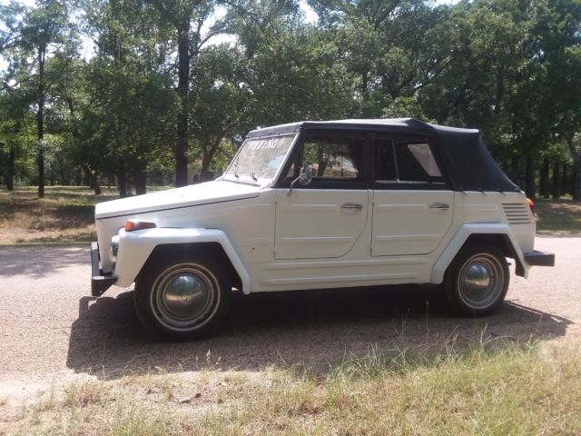 1973 White Volkswagen Thing Convertible