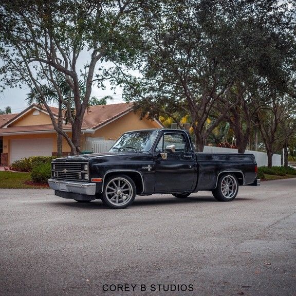 1984 Black Chevrolet C-10 Short Bed