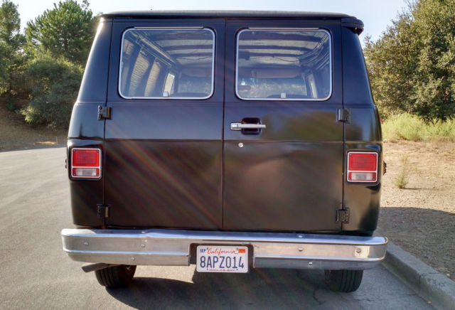 1979 Black Chevrolet G20 Van Standard Passenger Van