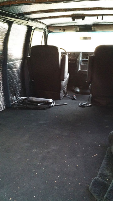 1979 Black Chevrolet G20 Van Standard Passenger Van