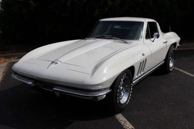 1965 White Chevrolet Corvette Coupe