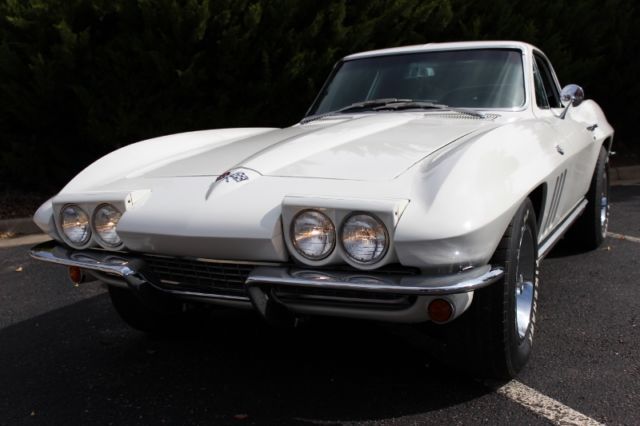 1965 White Chevrolet Corvette Coupe