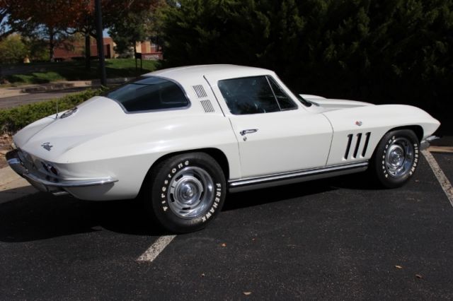 1965 White Chevrolet Corvette Coupe