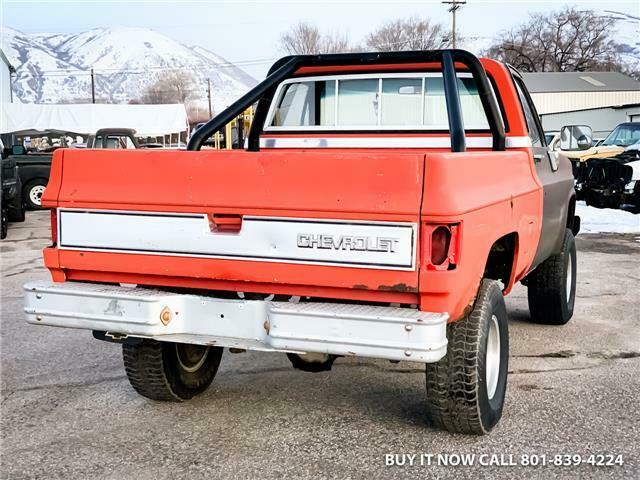 1982 Orange Chevrolet C/K Pickup 1500 CHEVY K10 4WD SHORT BED S