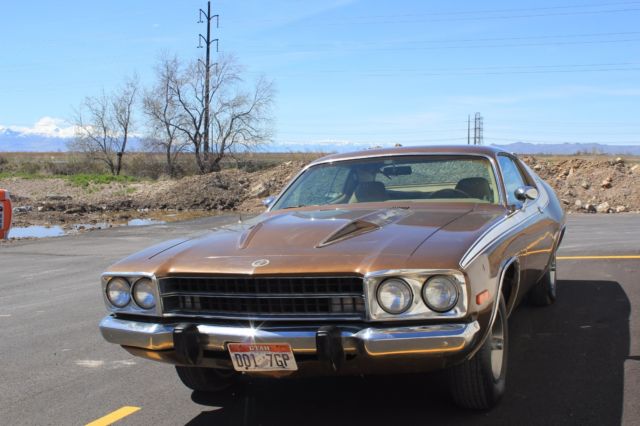 1973 Brown Plymouth Road Runner Coupe
