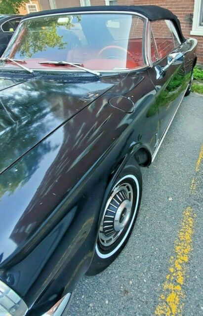 1963 Black Chevrolet Corvair Convertible