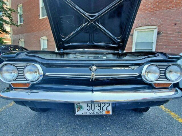 1963 Black Chevrolet Corvair Convertible