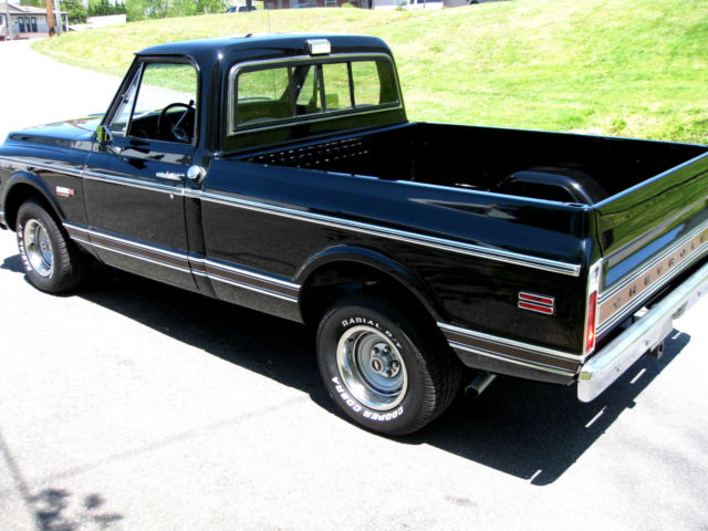 1972 Black Chevrolet C-10 Reg Cab