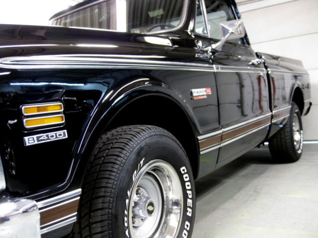 1972 Black Chevrolet C-10 Reg Cab
