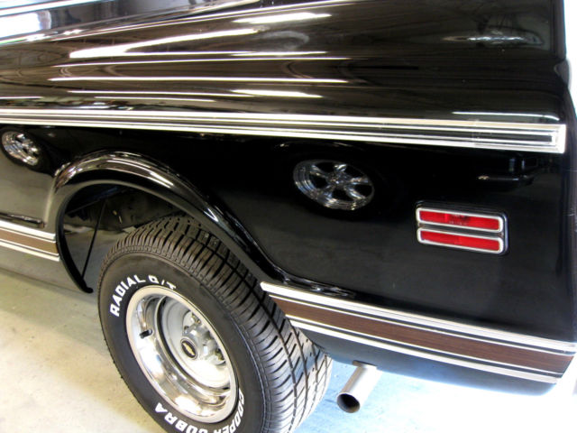 1972 Black Chevrolet C-10 Reg Cab