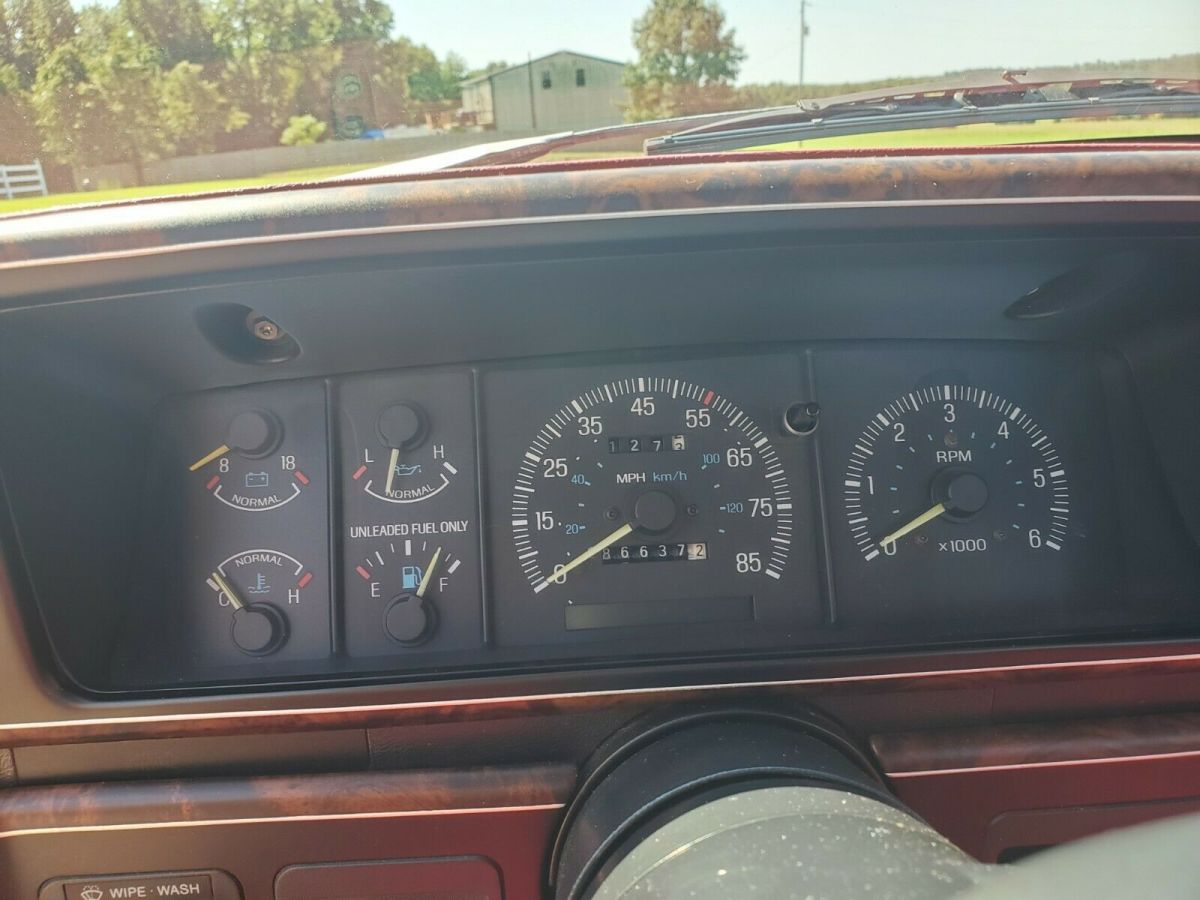 1991 Red Ford F-150 Standard Cab Pickup