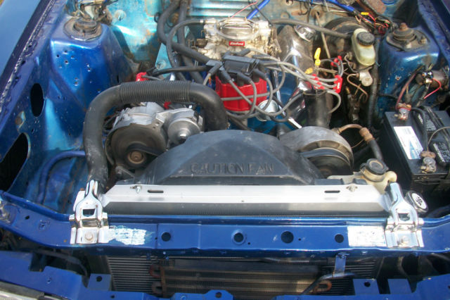 1988 Blue Ford Mustang Hatchback