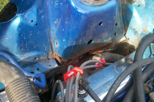 1988 Blue Ford Mustang Hatchback