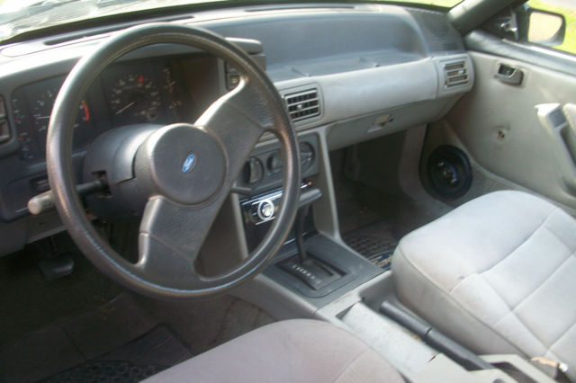 1988 Blue Ford Mustang Hatchback