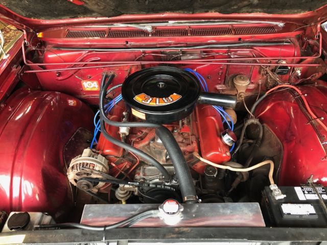 1966 Burgundy Plymouth Fury Convertible