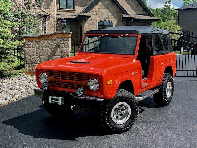 1971 Black Ford Bronco Convertible
