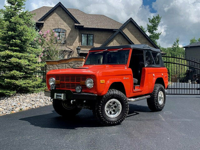 1971 Black Ford Bronco Convertible