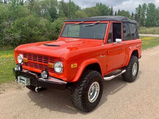 1971 Black Ford Bronco Convertible