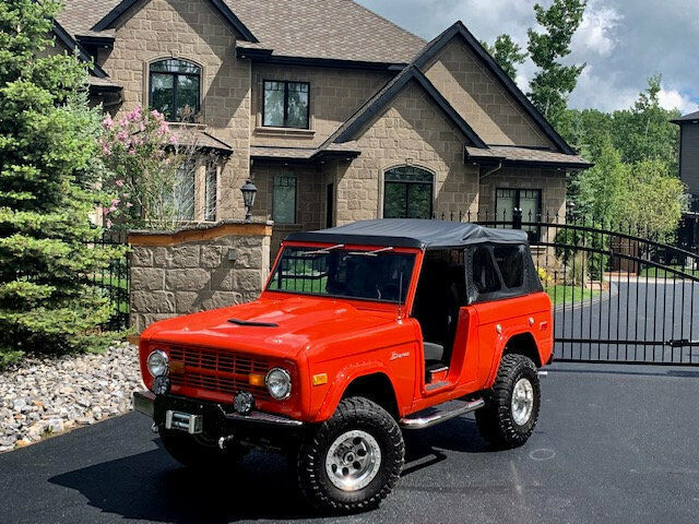 1971 Black Ford Bronco Convertible