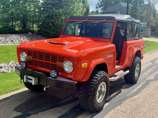 1971 Black Ford Bronco Convertible
