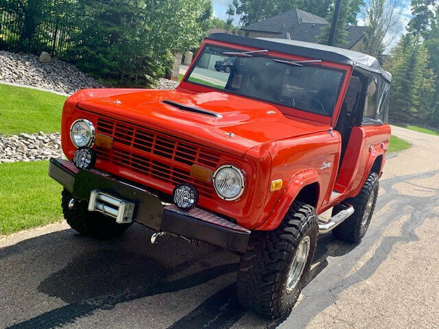 1971 Black Ford Bronco Convertible