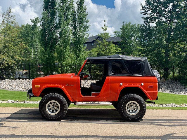 1971 Black Ford Bronco Convertible