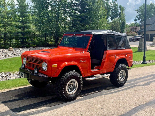 1971 Black Ford Bronco Convertible