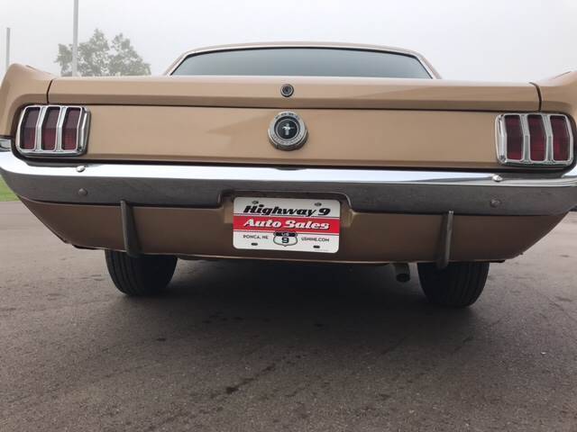 1965 Gold Ford Mustang