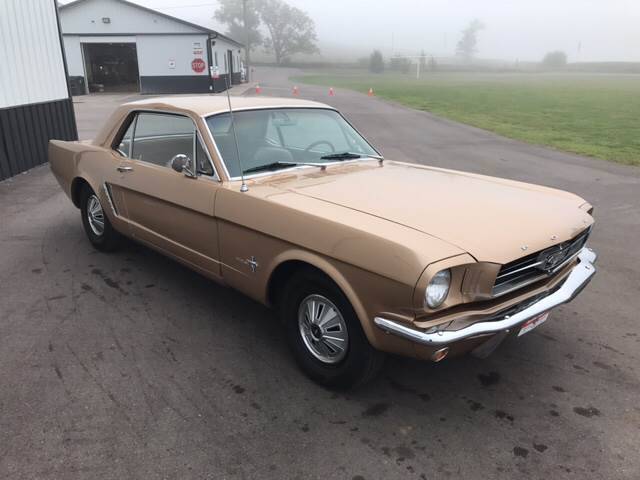 1965 Gold Ford Mustang