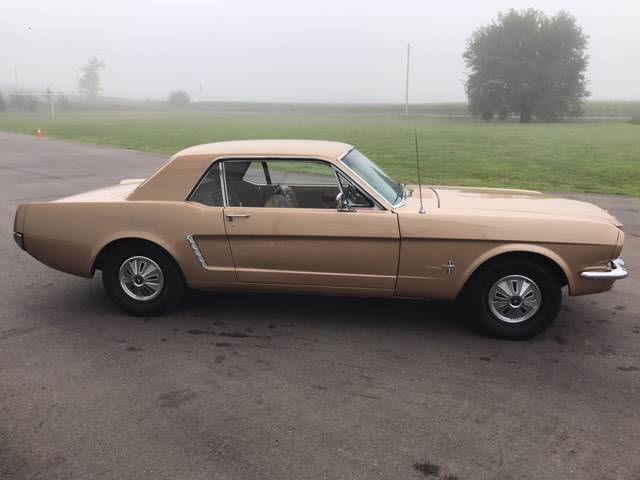 1965 Gold Ford Mustang