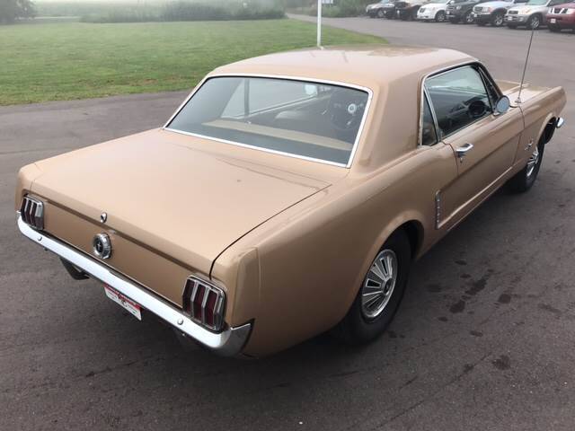 1965 Gold Ford Mustang