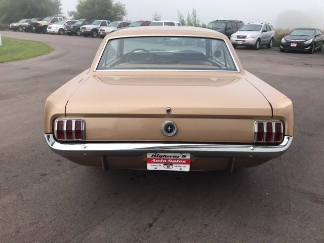 1965 Gold Ford Mustang