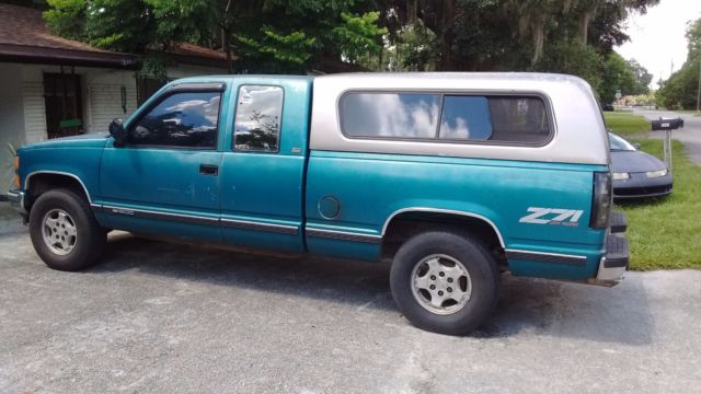 1994 Teal Chevrolet C/K Pickup 1500 Extended Cab Pickup