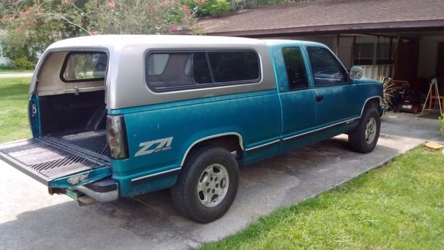 1994 Teal Chevrolet C/K Pickup 1500 Extended Cab Pickup